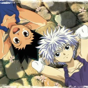 Tableau Hunter X Hunter Amis Relaxant Dehors