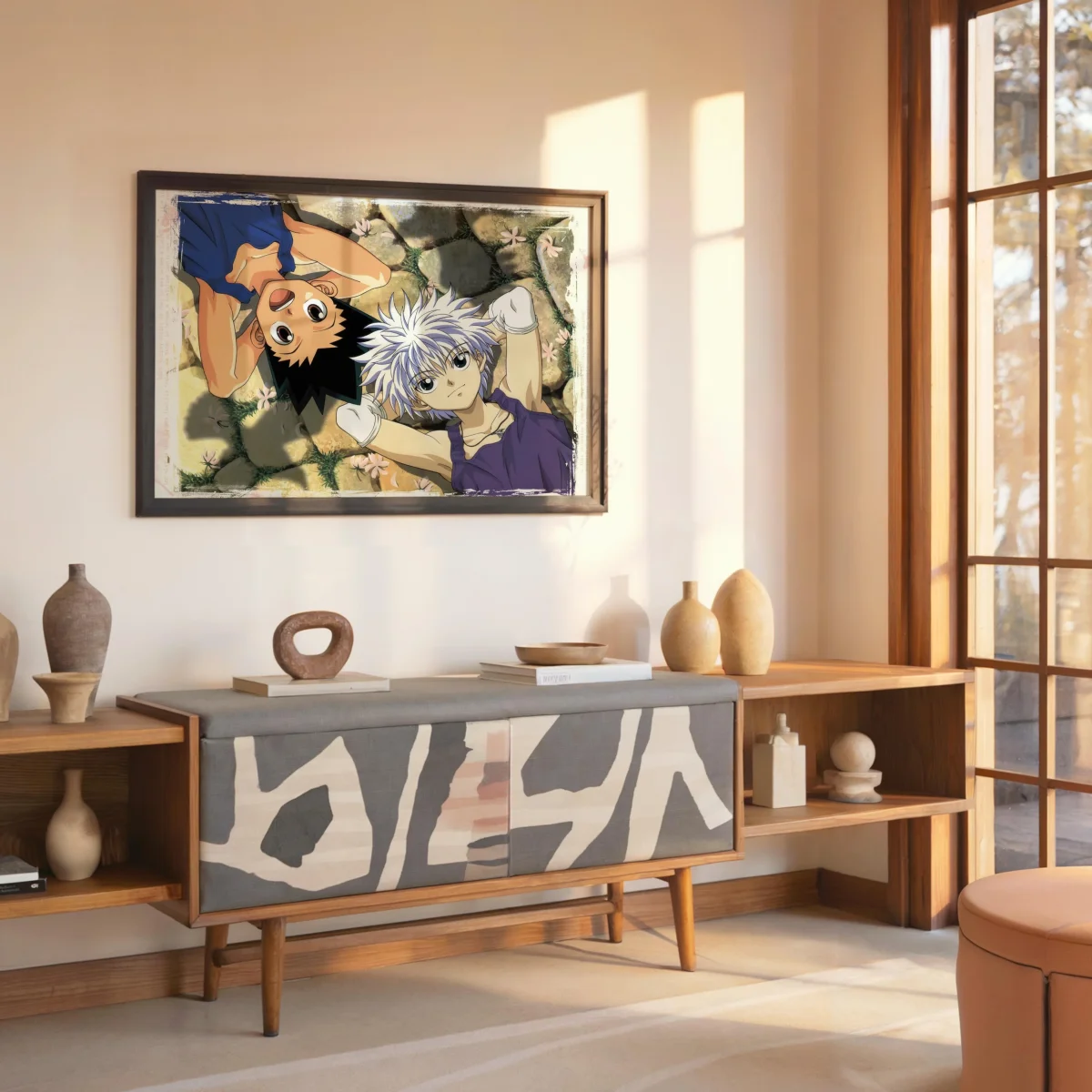 Tableau Hunter X Hunter Amis Relaxant Dehors – Image 8