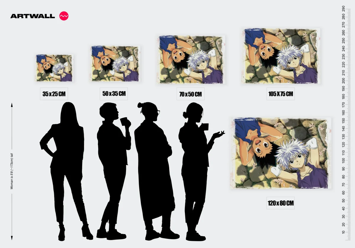 Tableau Hunter X Hunter Amis Relaxant Dehors – Image 3