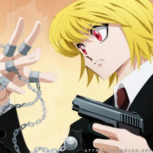 Tableau Hunter X Hunter Chaines Et Pistolet