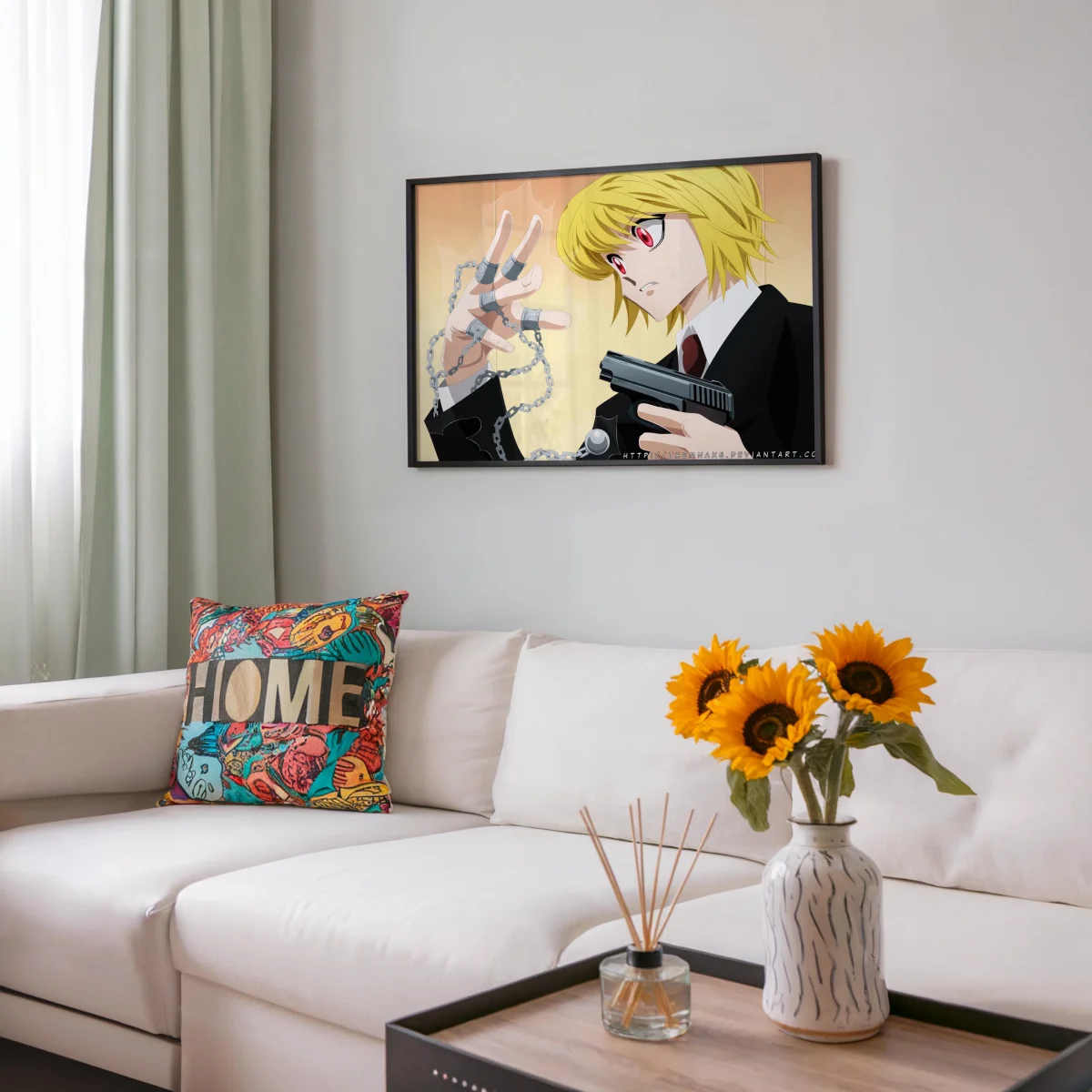 Tableau Hunter X Hunter Chaines Et Pistolet – Image 8