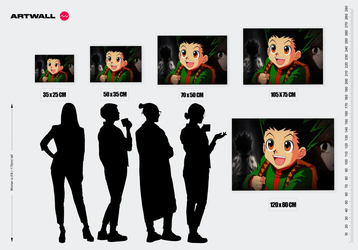 Tableau Hunter X Hunter Garcon Aventureux Courageux – Image 3