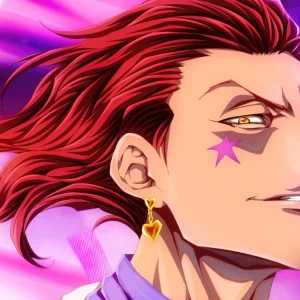 Tableau Hunter X Hunter Homme Rougeoyant Confiant