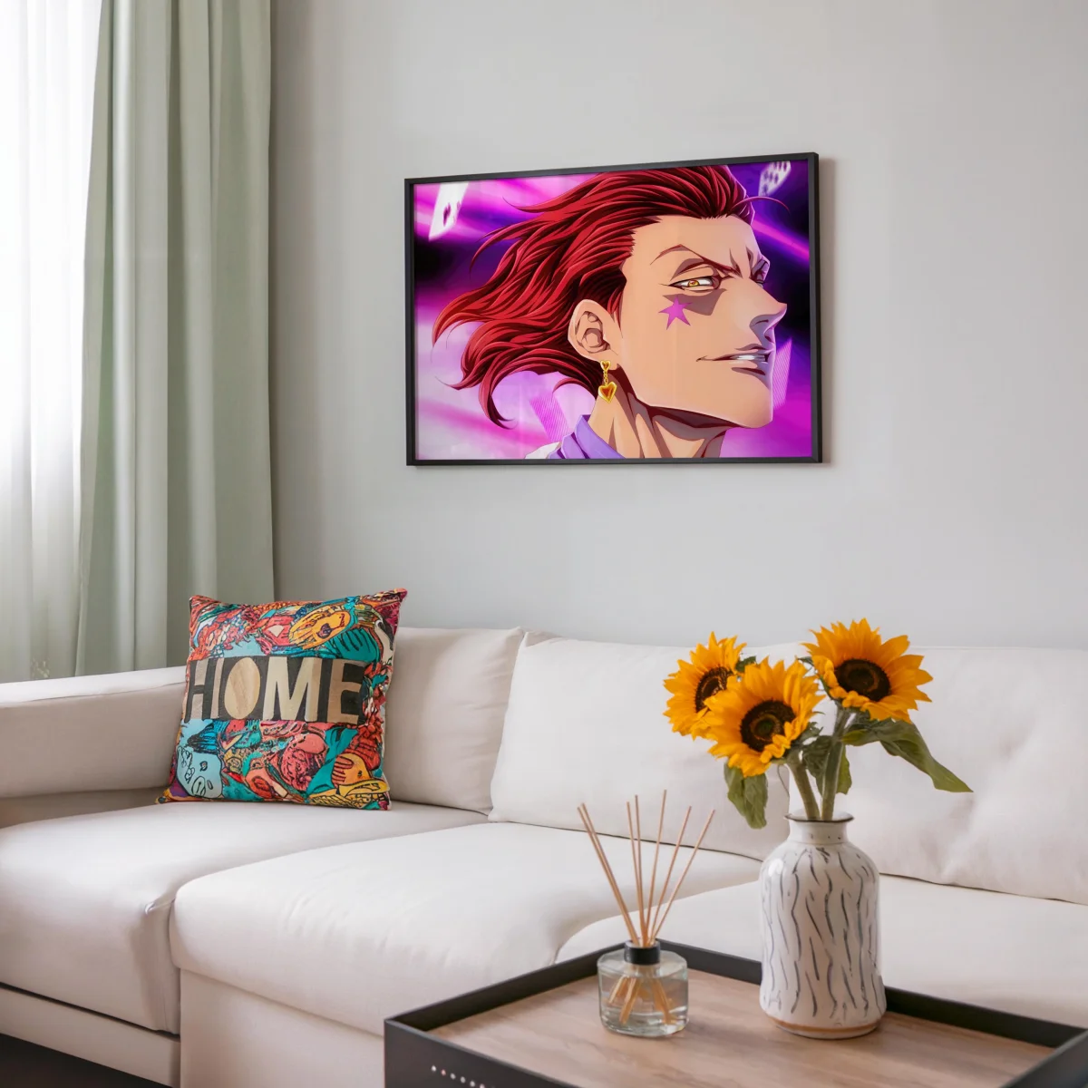 Tableau Hunter X Hunter Homme Rougeoyant Confiant – Image 8