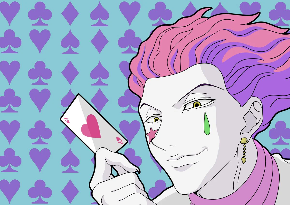 Tableau Hunter X Hunter Joker Mysterieux Sourire