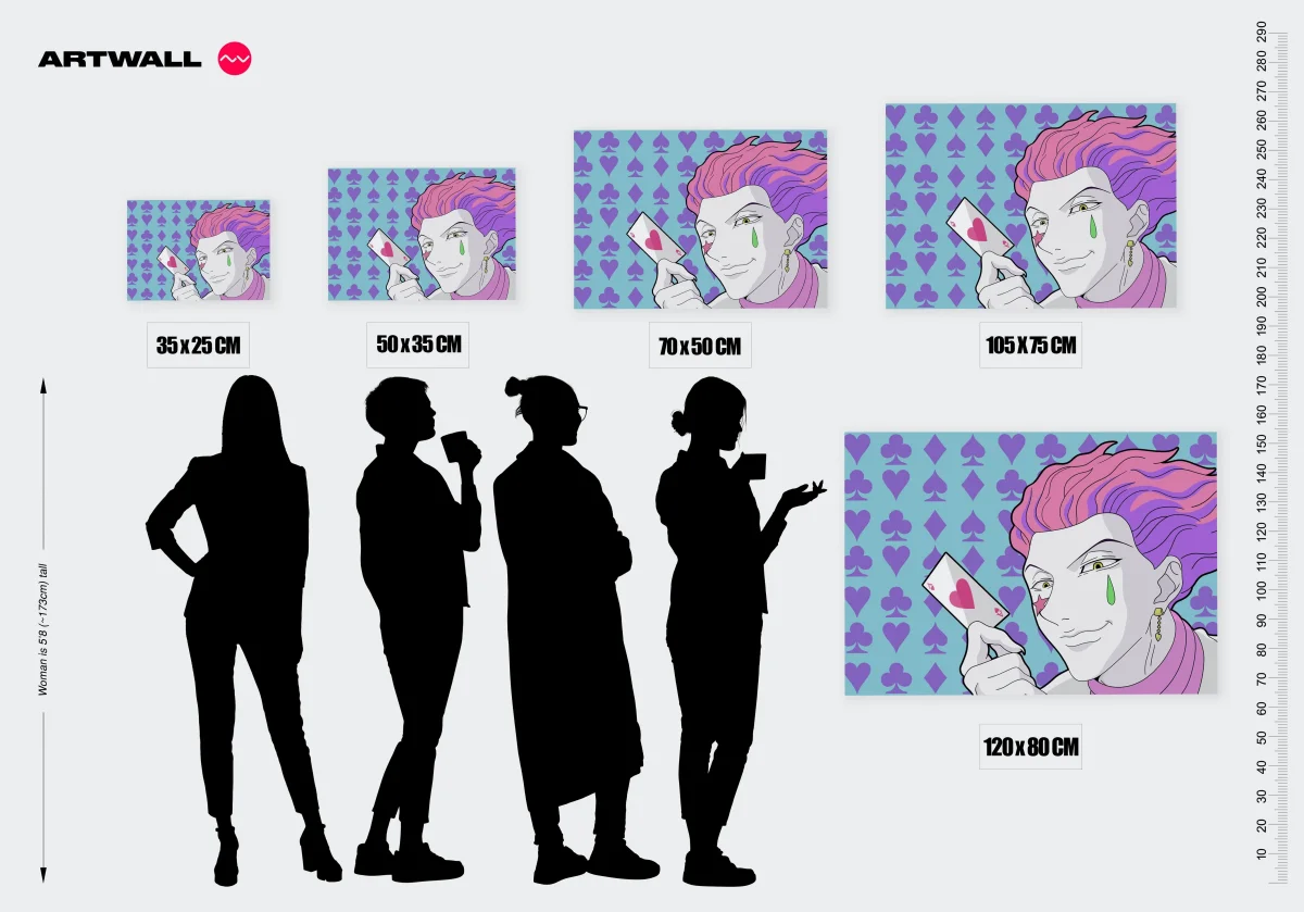 Tableau Hunter X Hunter Joker Mysterieux Sourire – Image 3