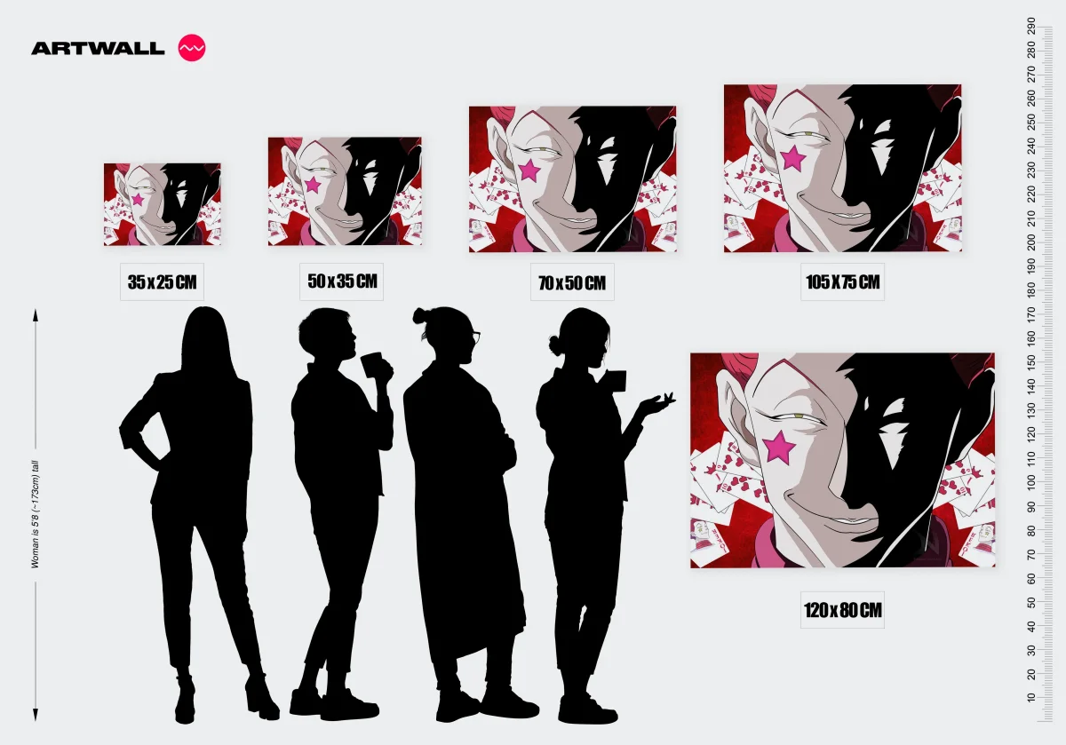 Tableau Hunter X Hunter Joueur Clown Sinistre – Image 3