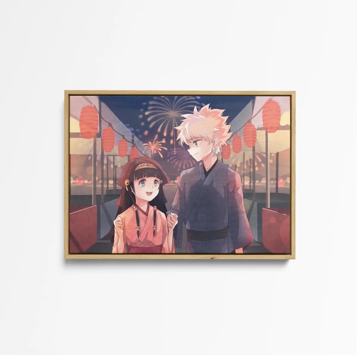 Tableau Hunter X Hunter Kimono Et Feux – Image 6