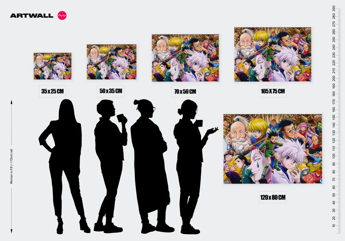 Tableau Hunter X Hunter Nombreux Heros Reunis – Image 3