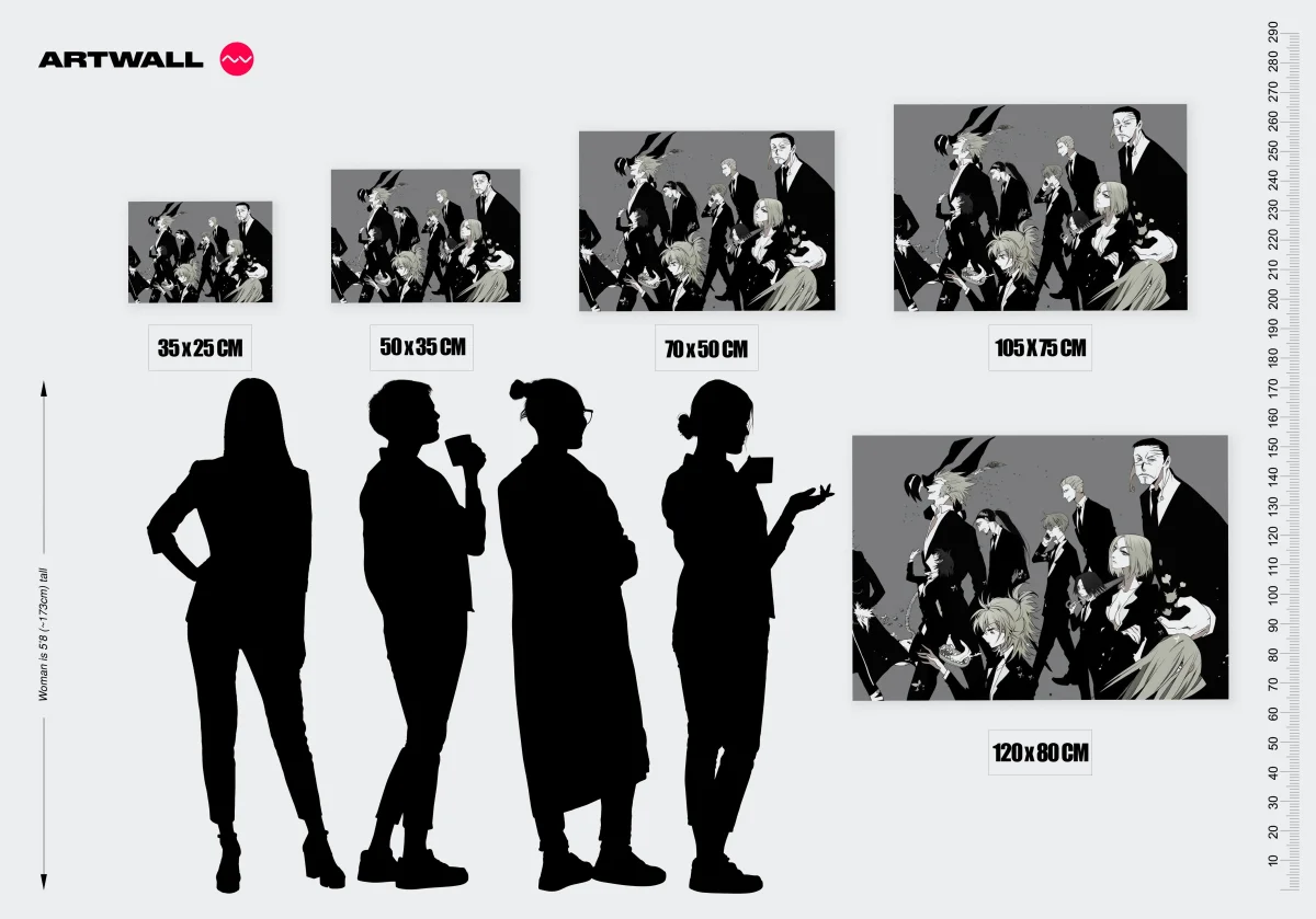 Tableau Hunter X Hunter Personnages En Costumes – Image 3