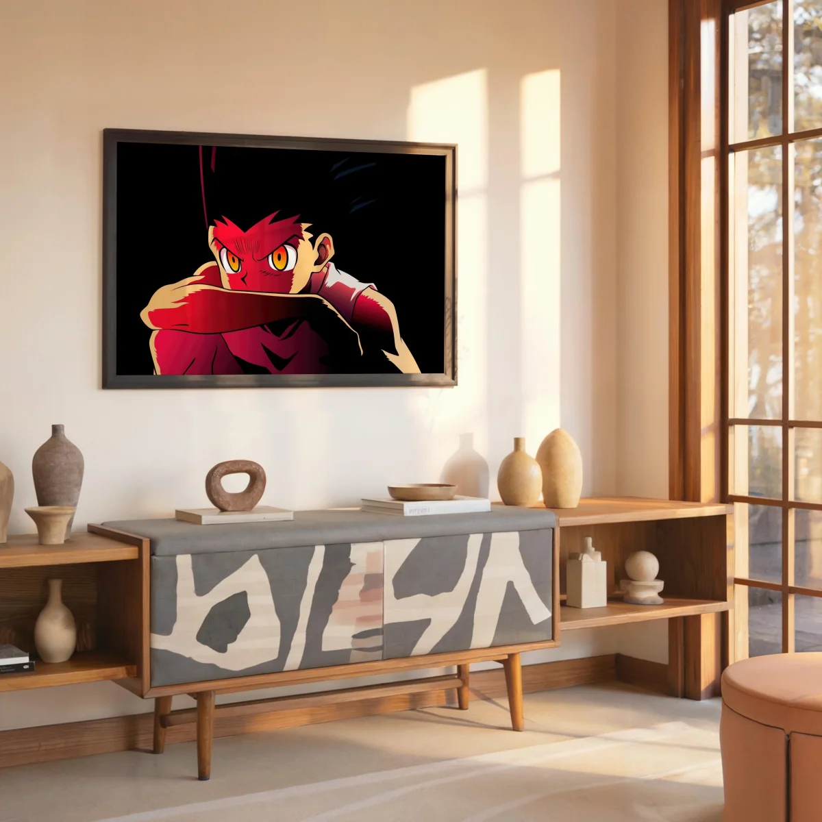 Tableau Hunter X Hunter Regard Menacant Rouge – Image 7