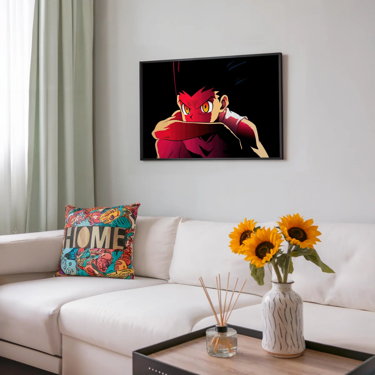 Tableau Hunter X Hunter Regard Menacant Rouge – Image 8