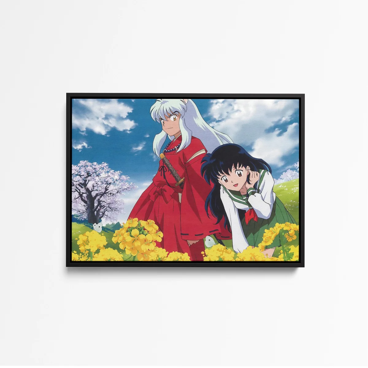 Tableau Inuyasha Champ Fleurs Printanieres – Image 4