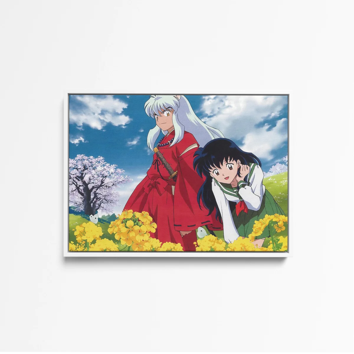 Tableau Inuyasha Champ Fleurs Printanieres – Image 5