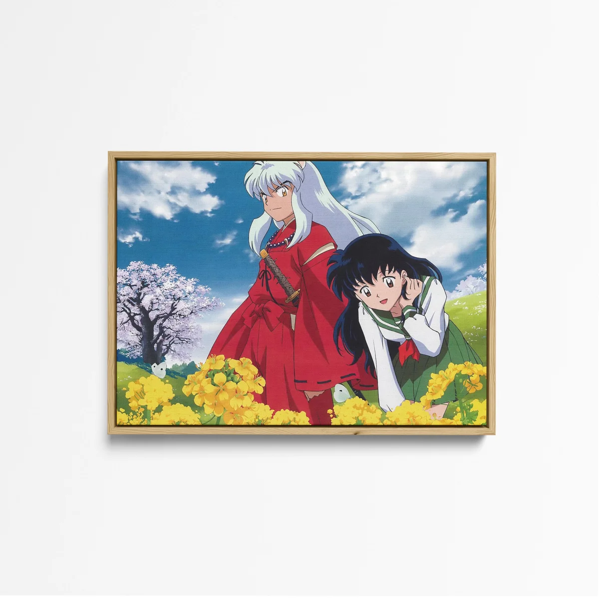 Tableau Inuyasha Champ Fleurs Printanieres – Image 6