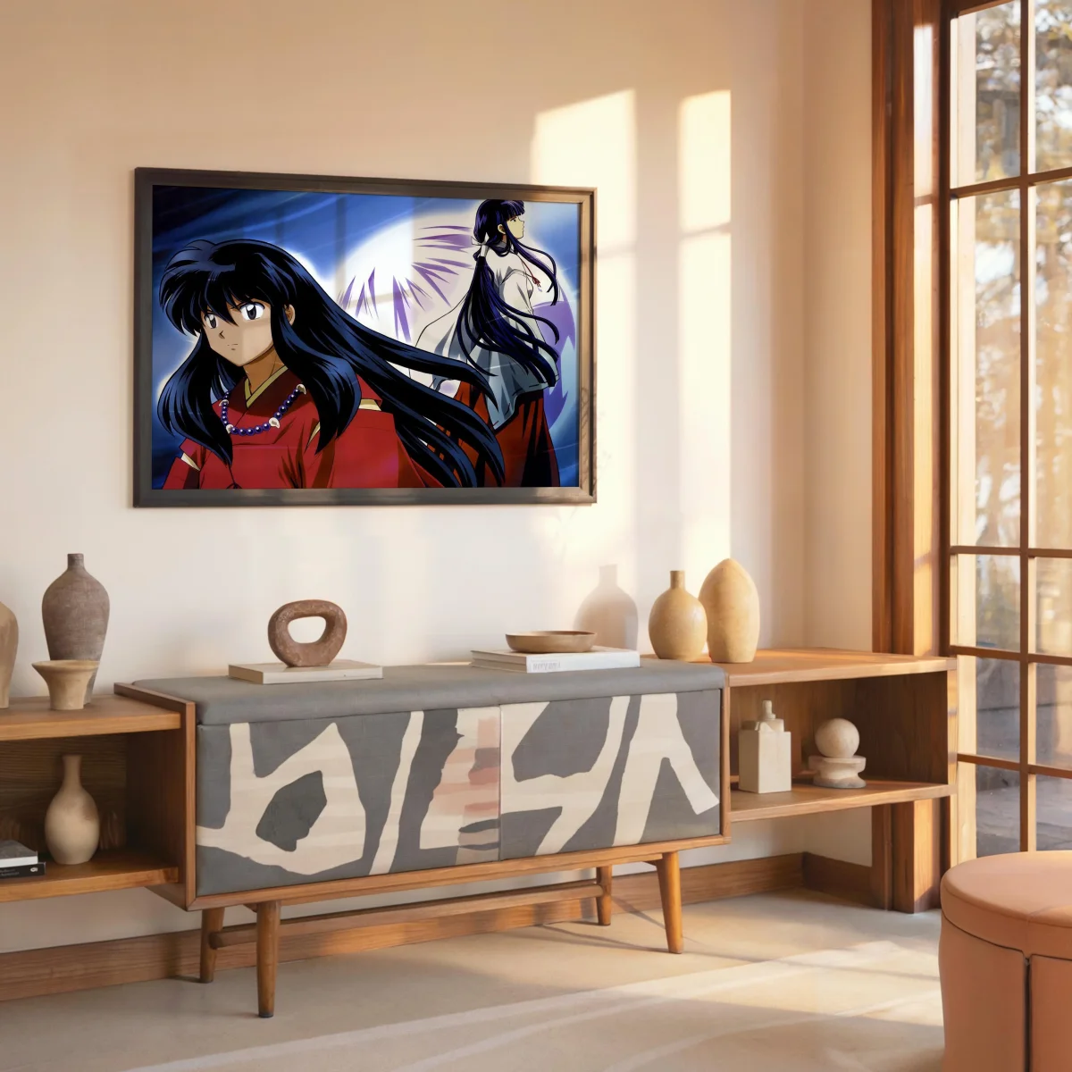 Tableau Inuyasha Deux Silhouettes Contrastees – Image 7