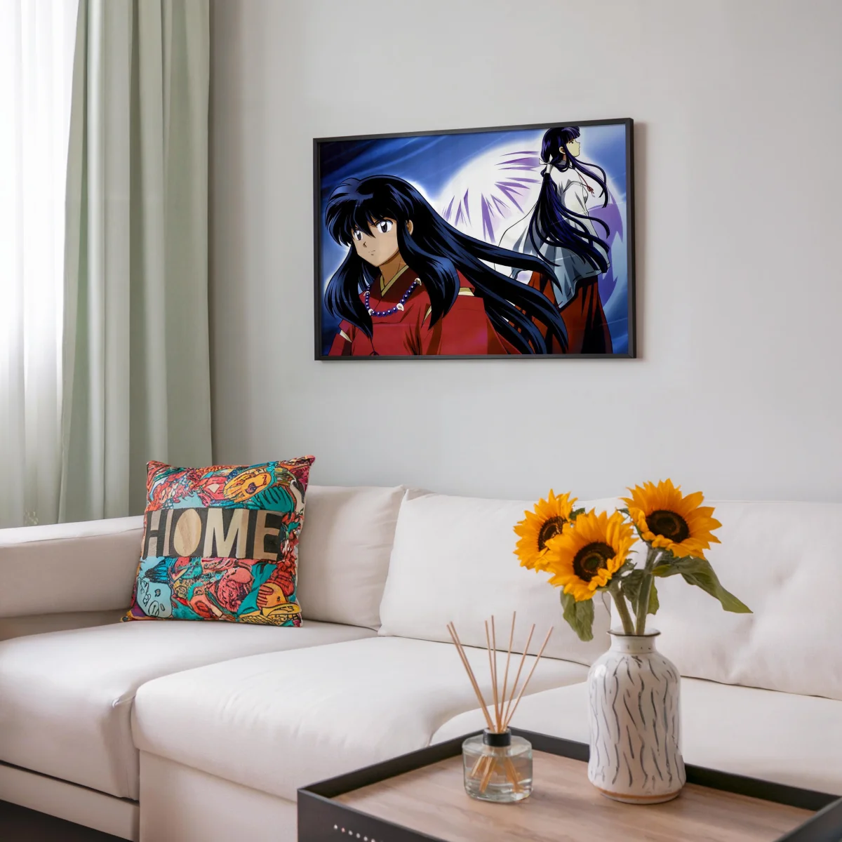 Tableau Inuyasha Deux Silhouettes Contrastees – Image 8