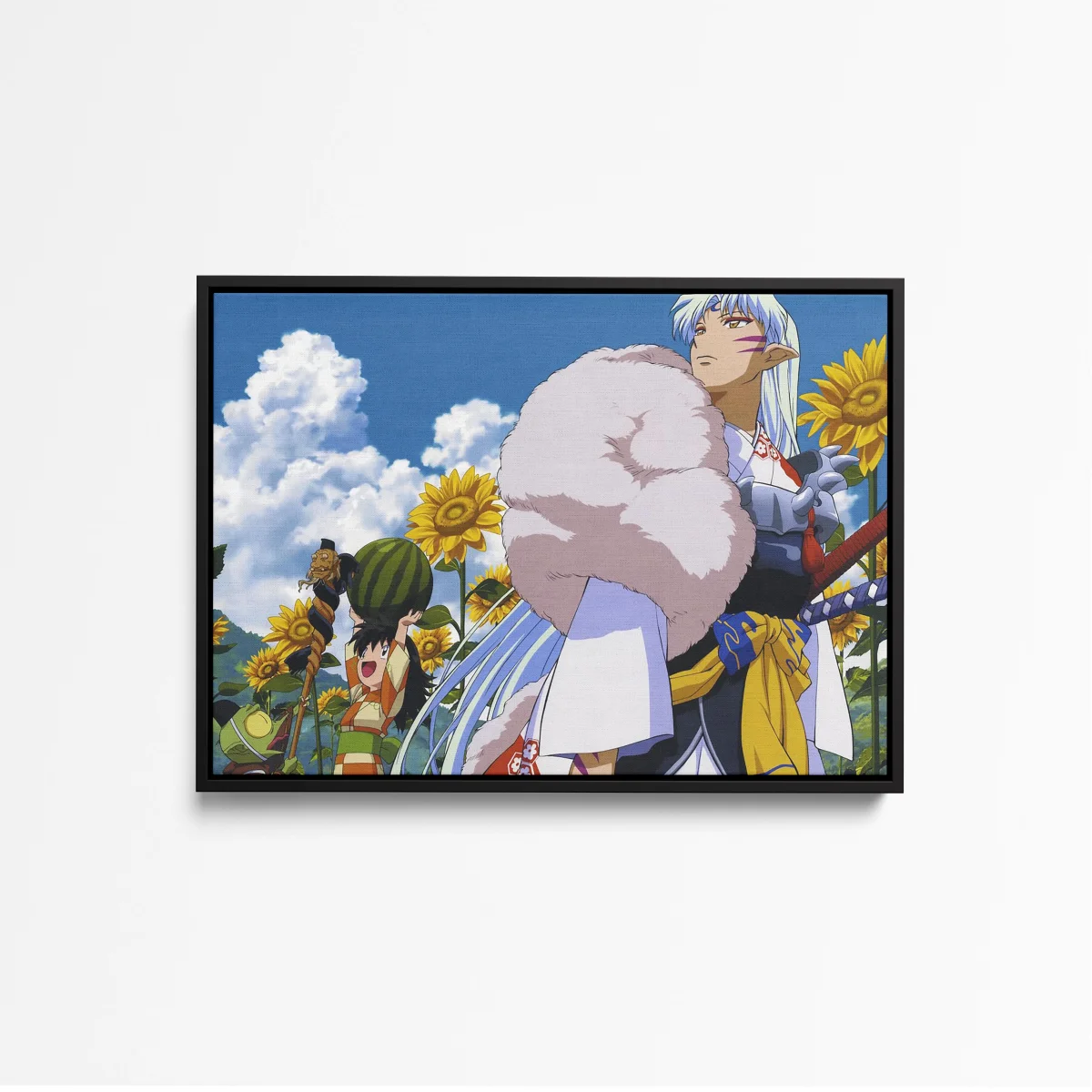 Tableau Inuyasha Guerrier Et Tournesols – Image 4