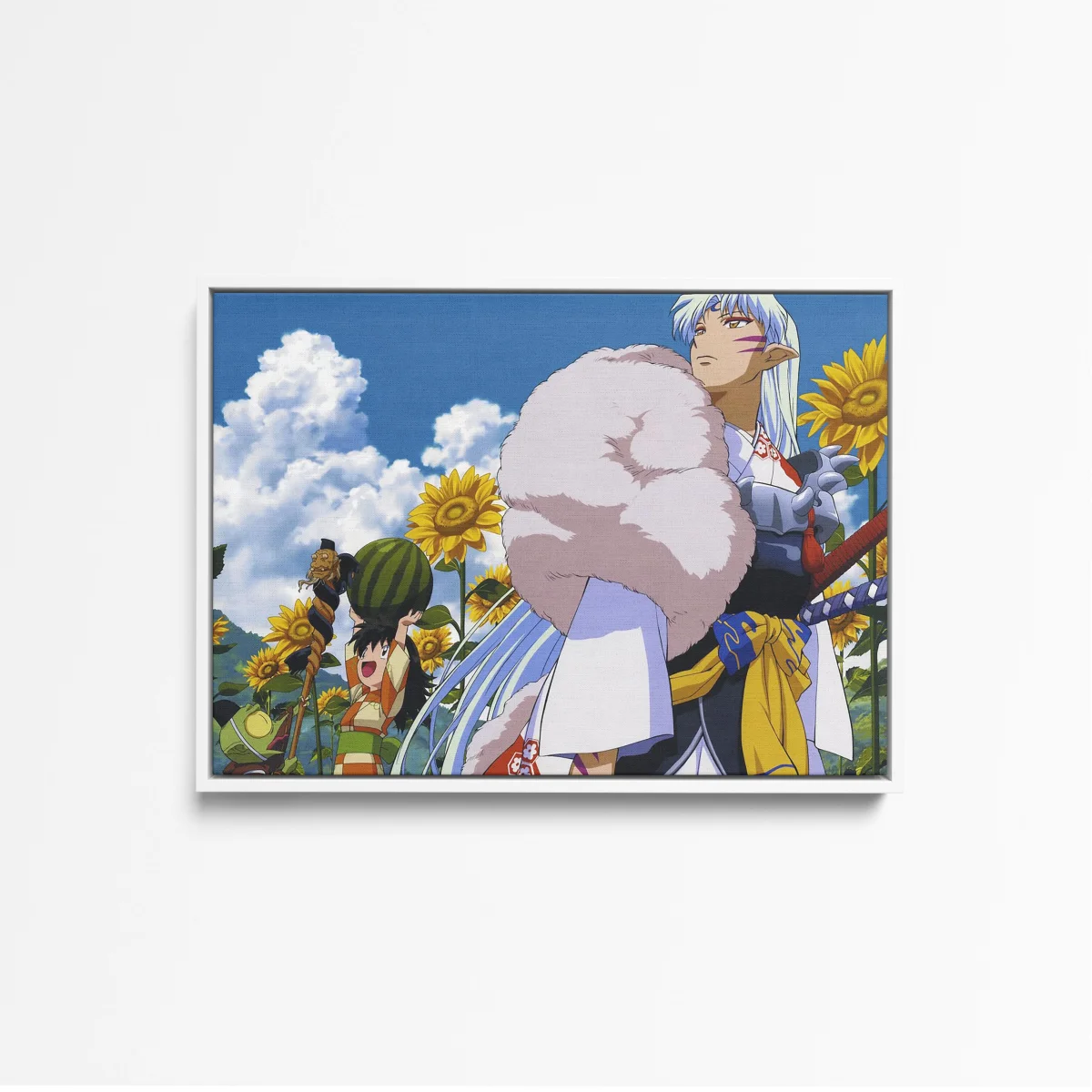 Tableau Inuyasha Guerrier Et Tournesols – Image 5