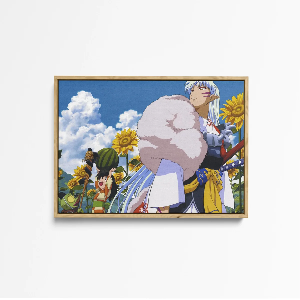 Tableau Inuyasha Guerrier Et Tournesols – Image 6