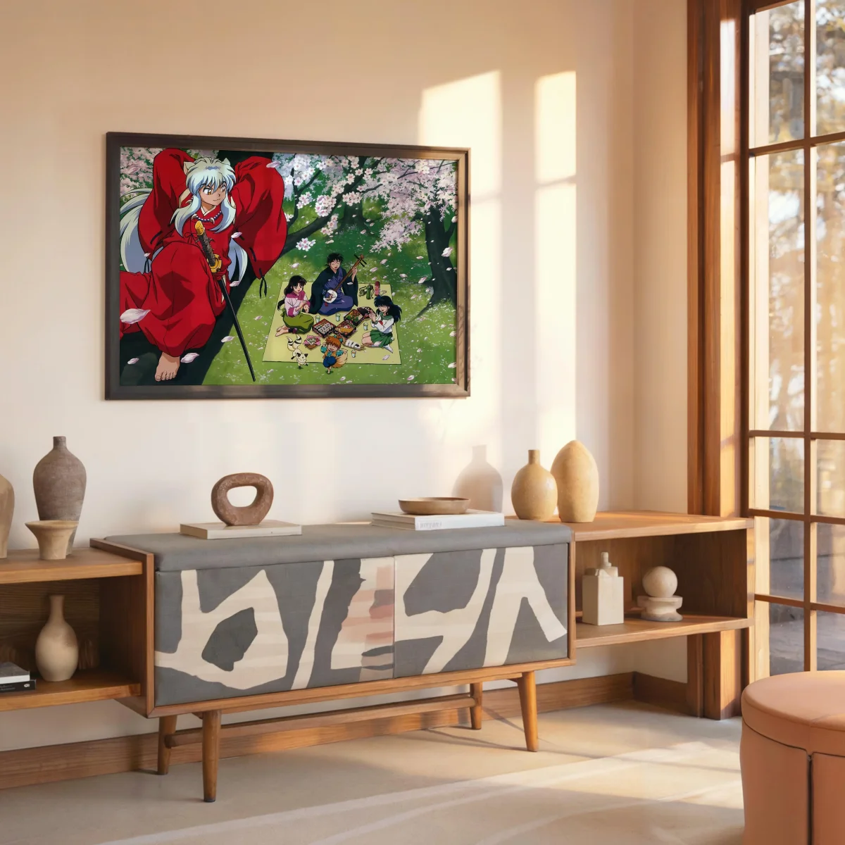 Tableau Inuyasha Piquenique Sous Cerisiers – Image 8