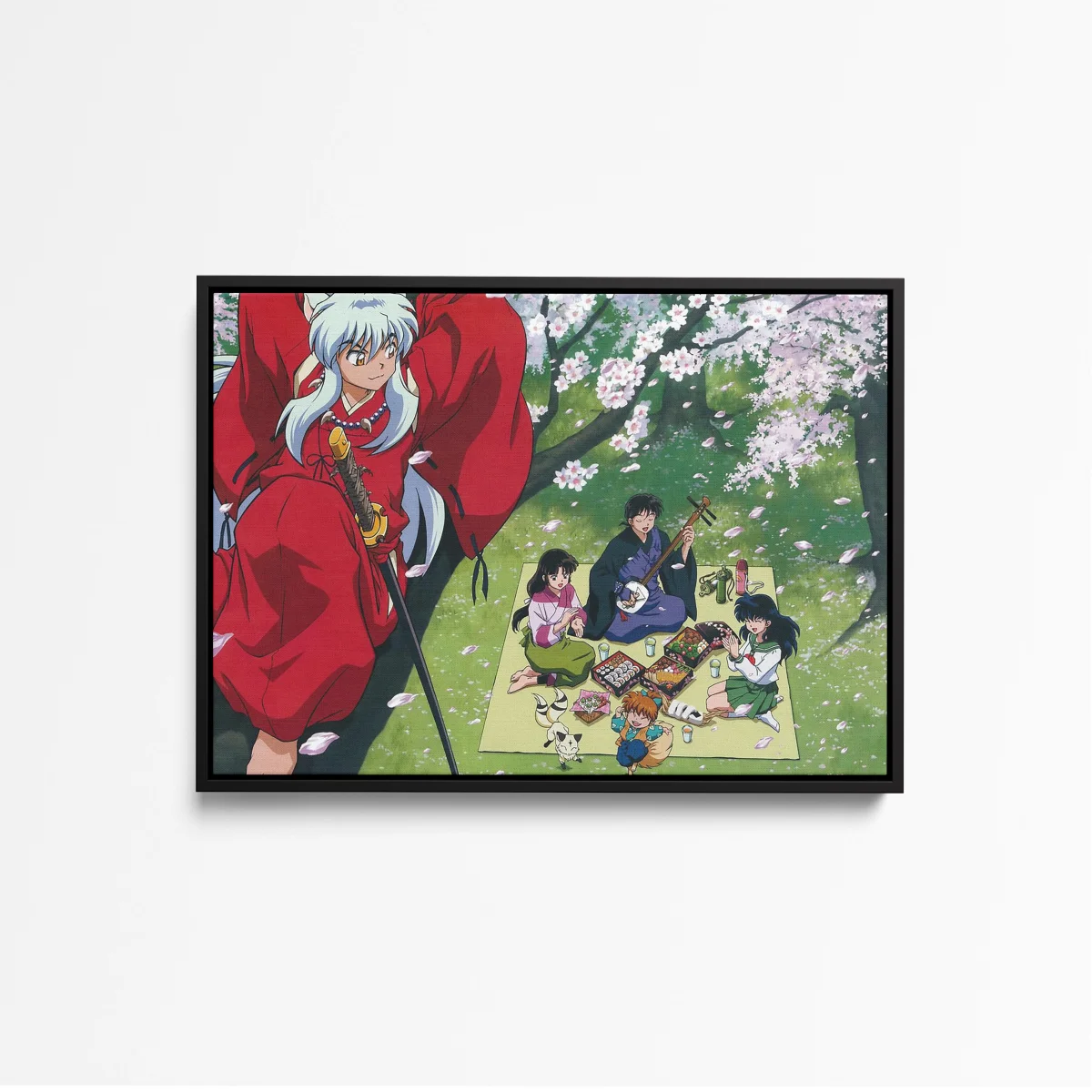 Tableau Inuyasha Piquenique Sous Cerisiers – Image 4