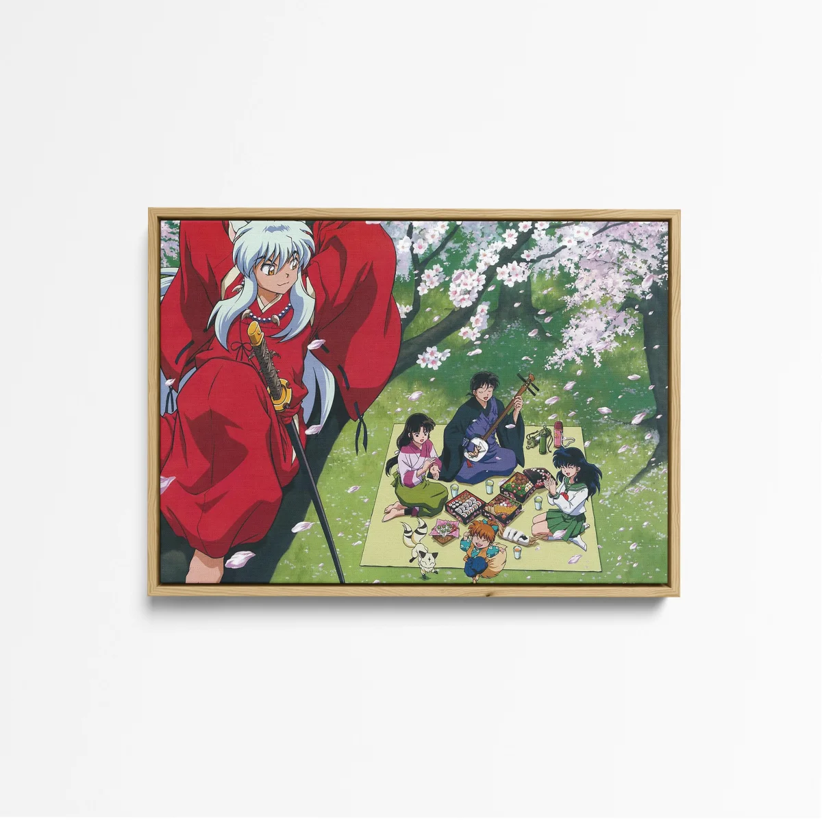 Tableau Inuyasha Piquenique Sous Cerisiers – Image 6