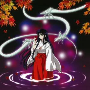 Tableau Inuyasha Pretresse Et Dragons