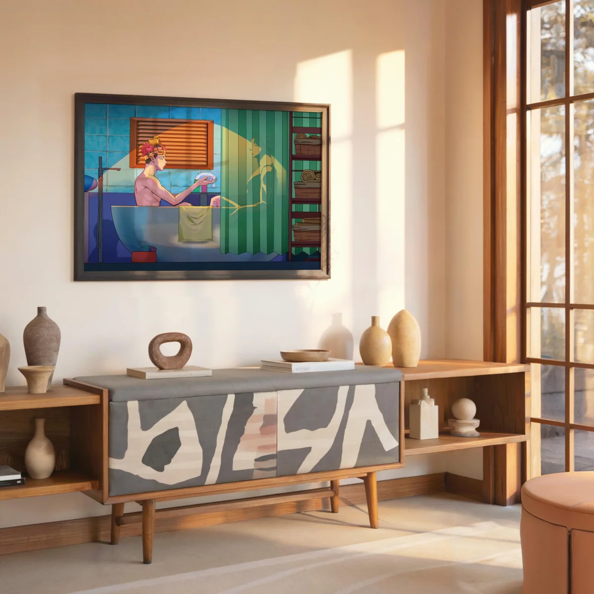 Tableau Jujutsu Kaisen Bain Miroir Lumiere – Image 8