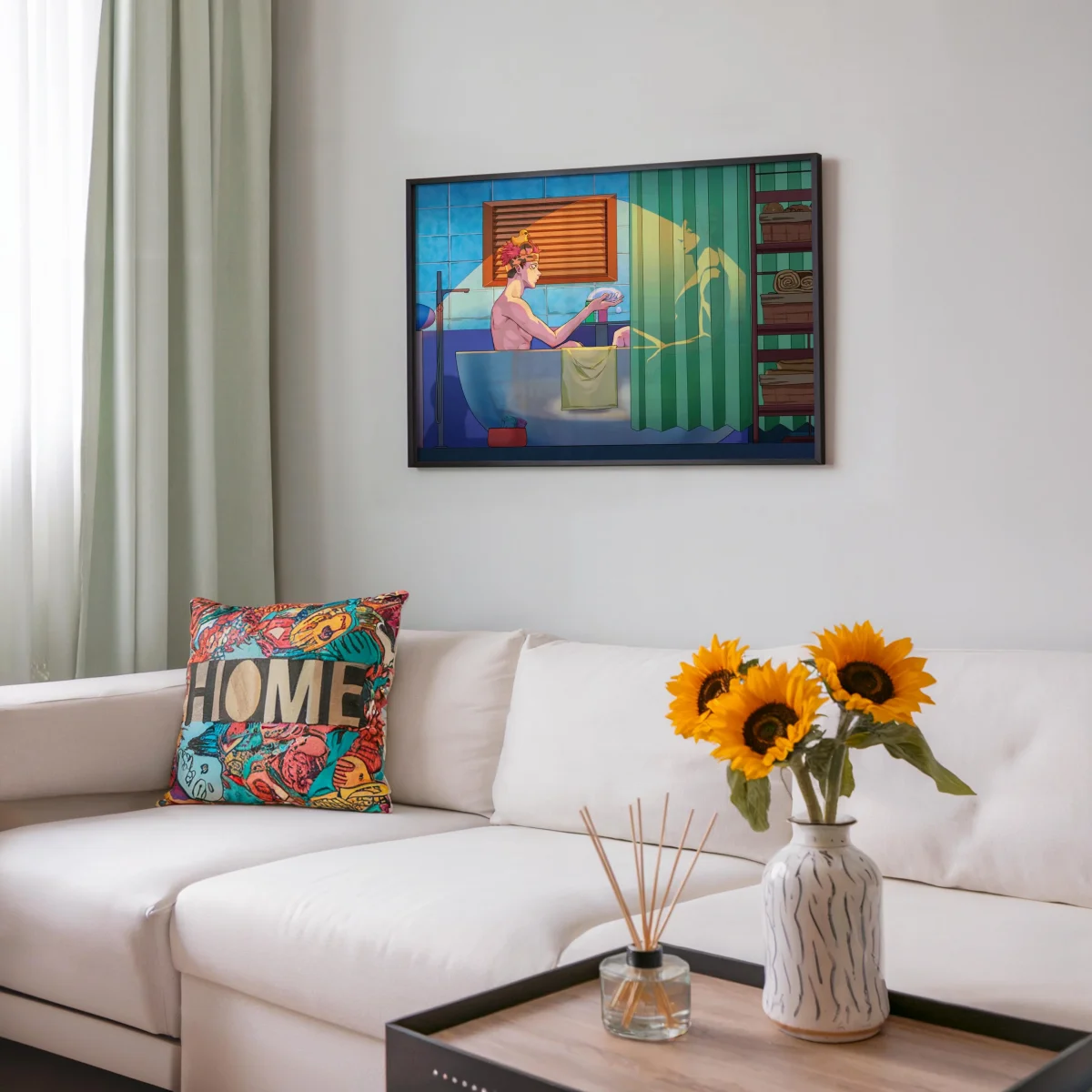 Tableau Jujutsu Kaisen Bain Miroir Lumiere – Image 7