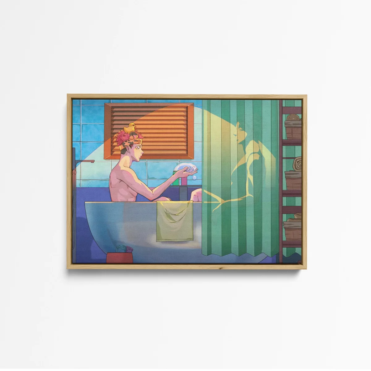 Tableau Jujutsu Kaisen Bain Miroir Lumiere – Image 6