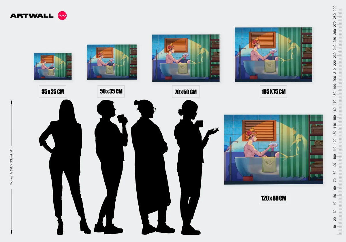 Tableau Jujutsu Kaisen Bain Miroir Lumiere – Image 3