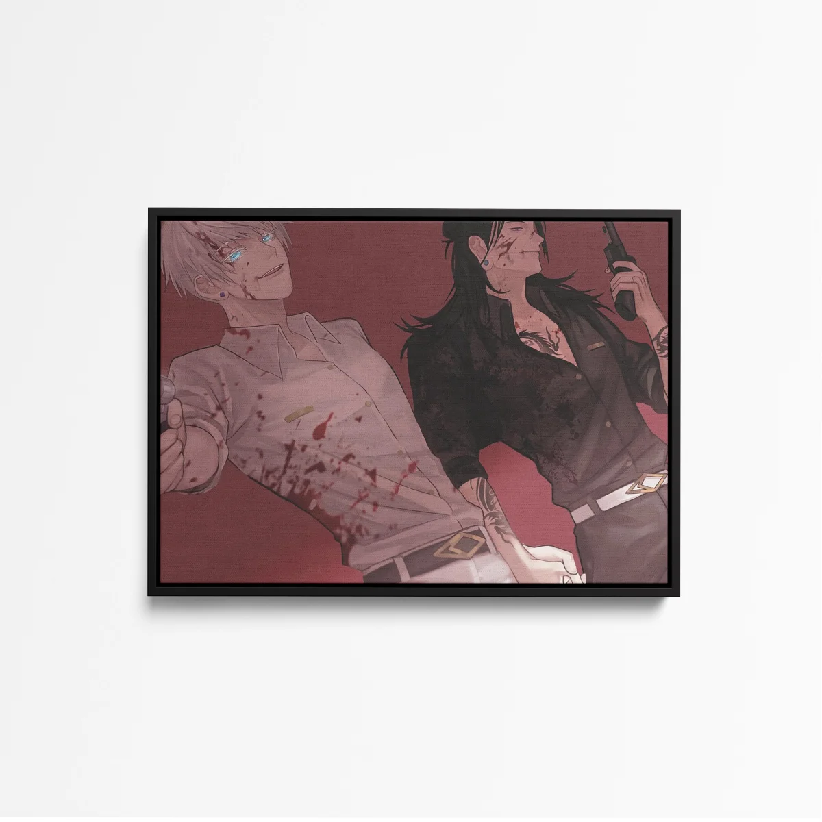 Tableau Jujutsu Kaisen Duos Armes Souriants – Image 4