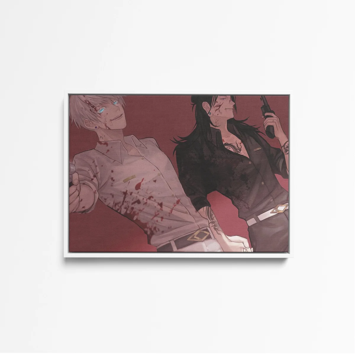 Tableau Jujutsu Kaisen Duos Armes Souriants – Image 5