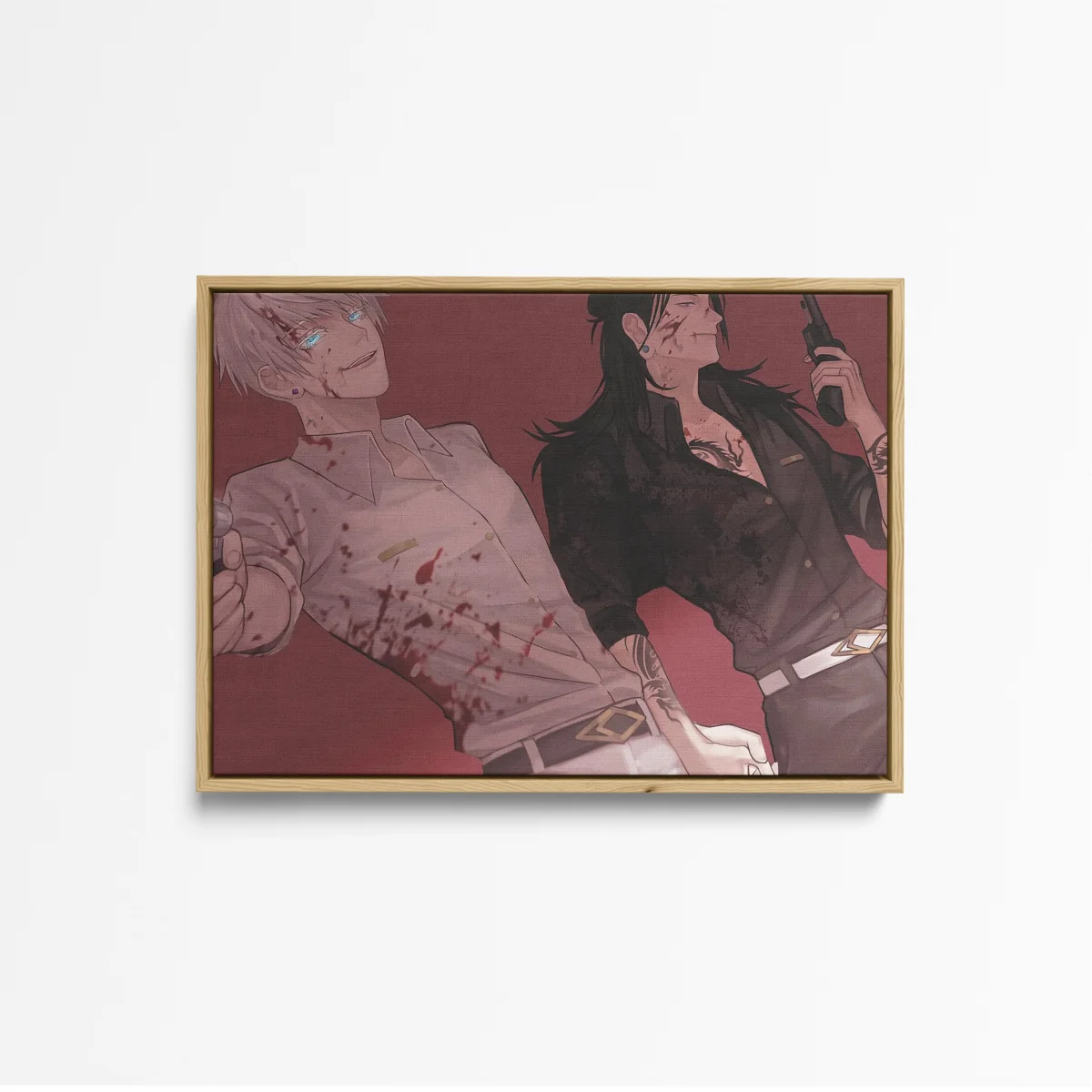 Tableau Jujutsu Kaisen Duos Armes Souriants – Image 6