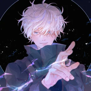 Tableau Jujutsu Kaisen Eclatante Energie Etheree