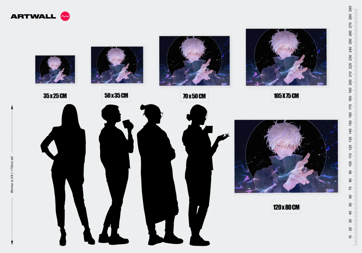 Tableau Jujutsu Kaisen Eclatante Energie Etheree – Image 3