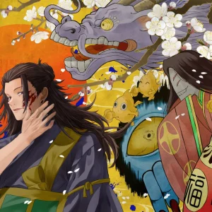 Tableau Jujutsu Kaisen Guerrier Et Dragons