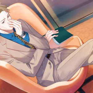 Tableau Jujutsu Kaisen Lecture Elegante Reflechie