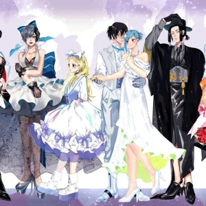 Tableau Jujutsu Kaisen Mariage Ensemble Elegant