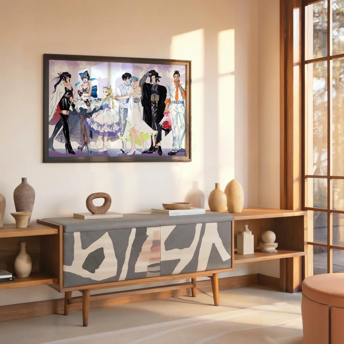 Tableau Jujutsu Kaisen Mariage Ensemble Elegant – Image 8