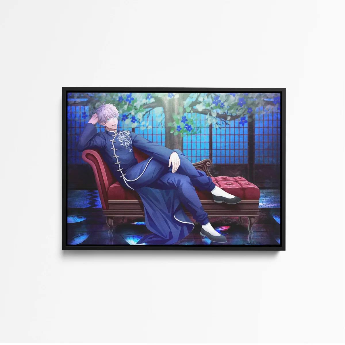 Tableau Jujutsu Kaisen Mysterieux Canape Bleu – Image 4