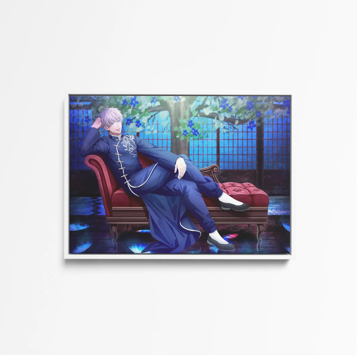 Tableau Jujutsu Kaisen Mysterieux Canape Bleu – Image 5