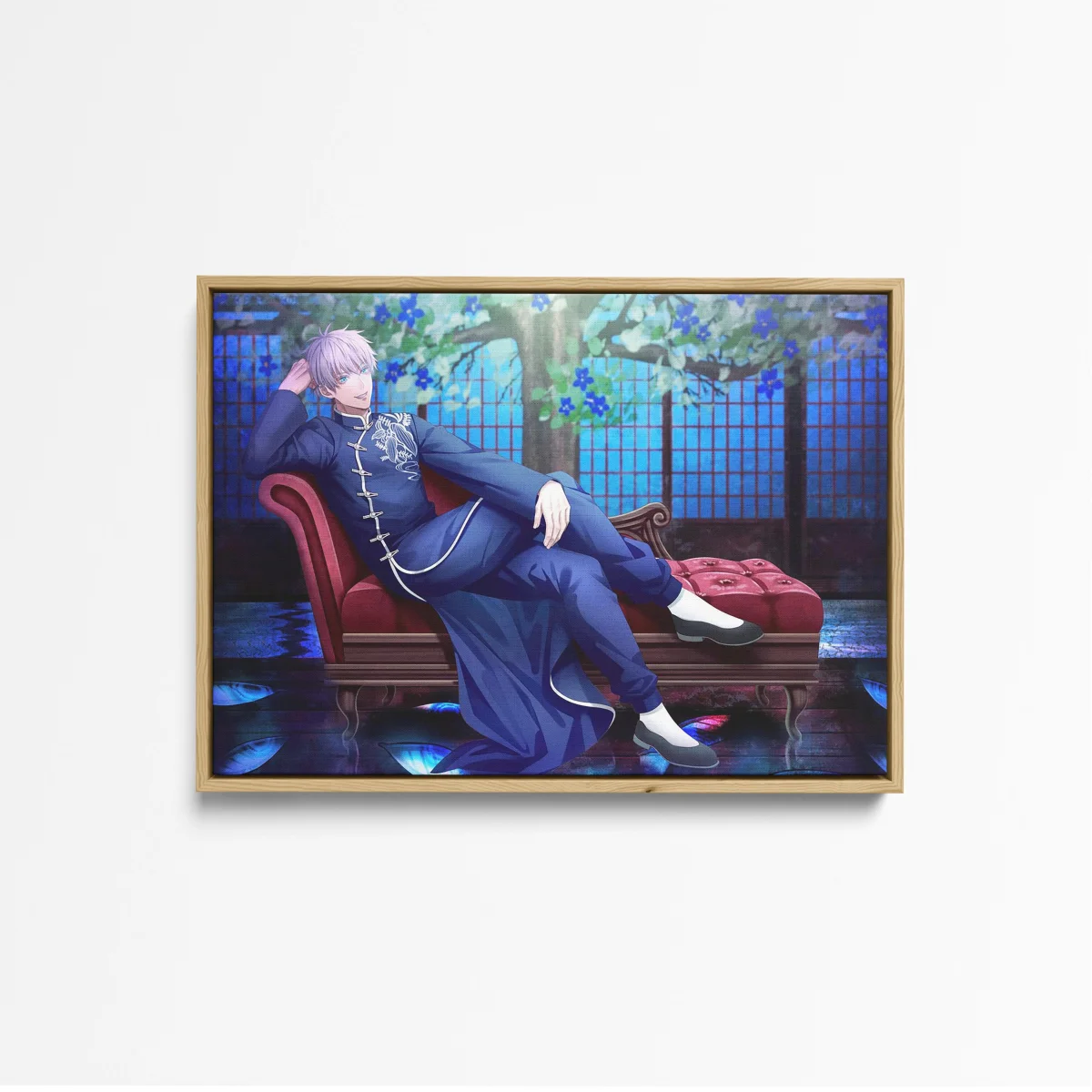 Tableau Jujutsu Kaisen Mysterieux Canape Bleu – Image 6