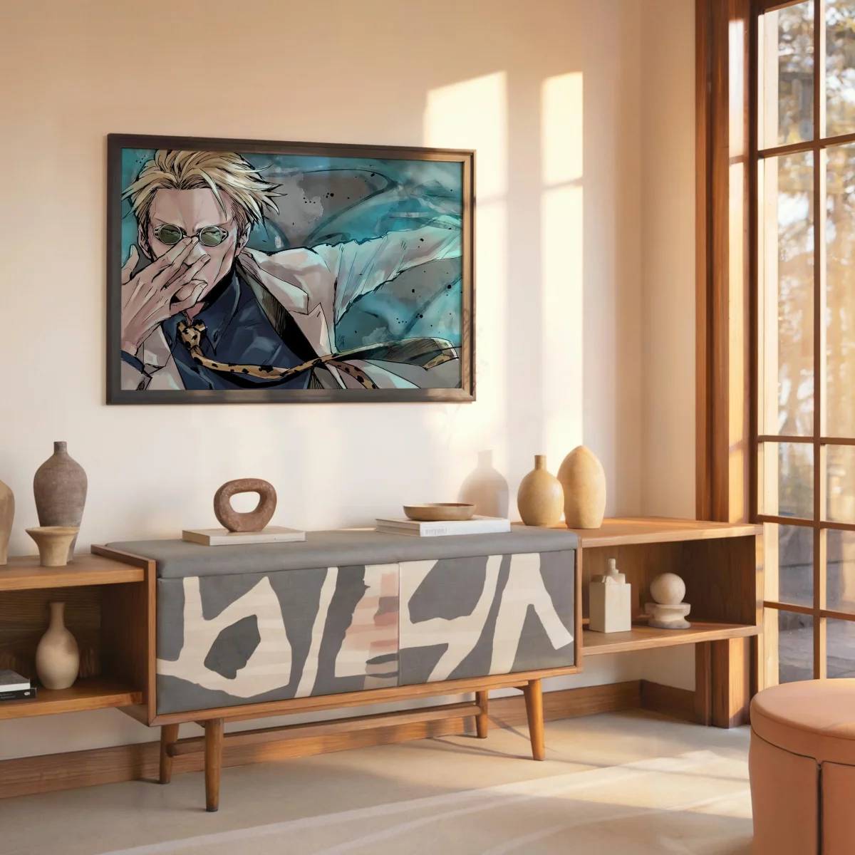 Tableau Jujutsu Kaisen Personnage Lunettes Cool – Image 7