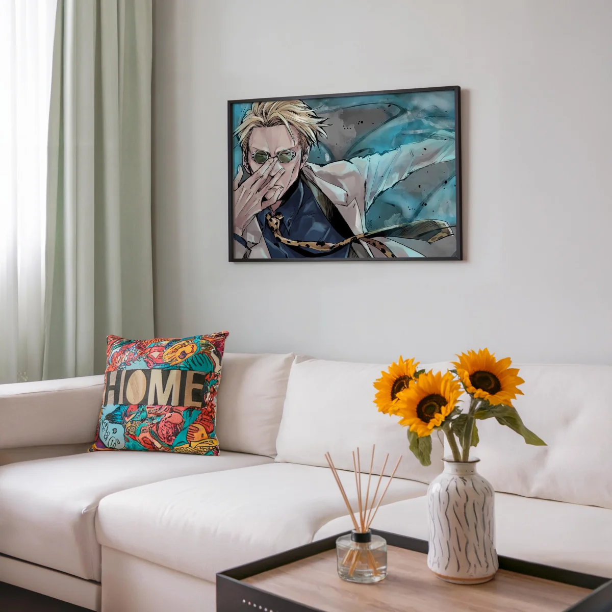 Tableau Jujutsu Kaisen Personnage Lunettes Cool – Image 8