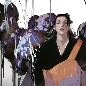 Tableau Jujutsu Kaisen Personnage Sombre Enigmatique