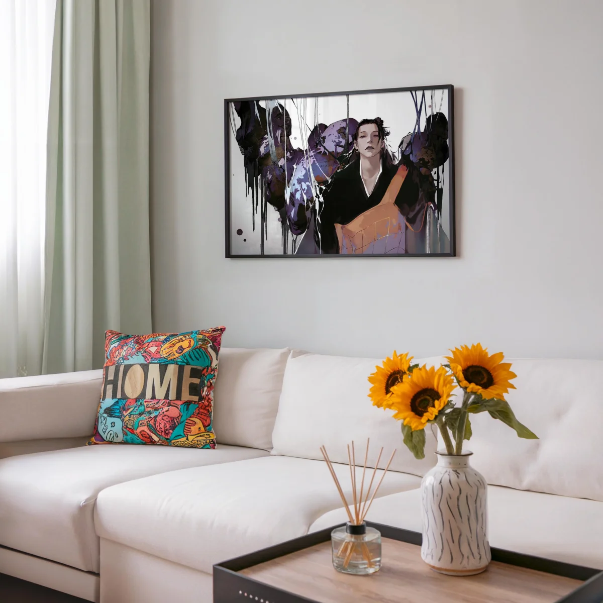 Tableau Jujutsu Kaisen Personnage Sombre Enigmatique – Image 8