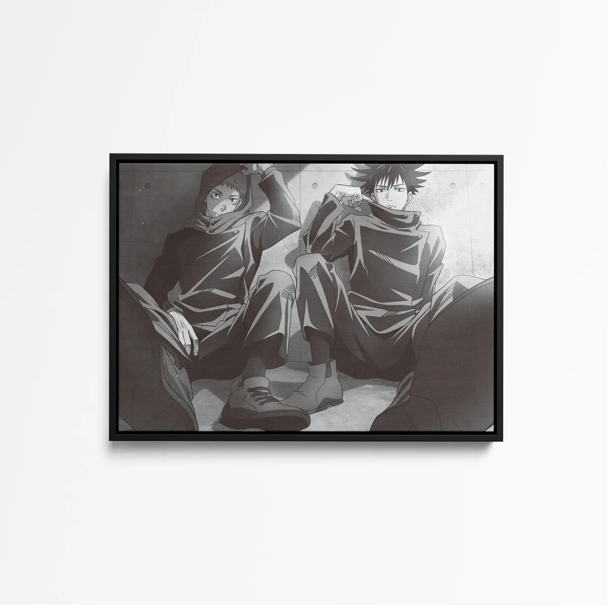 Tableau Jujutsu Kaisen Personnages Assis Reflechissant – Image 4