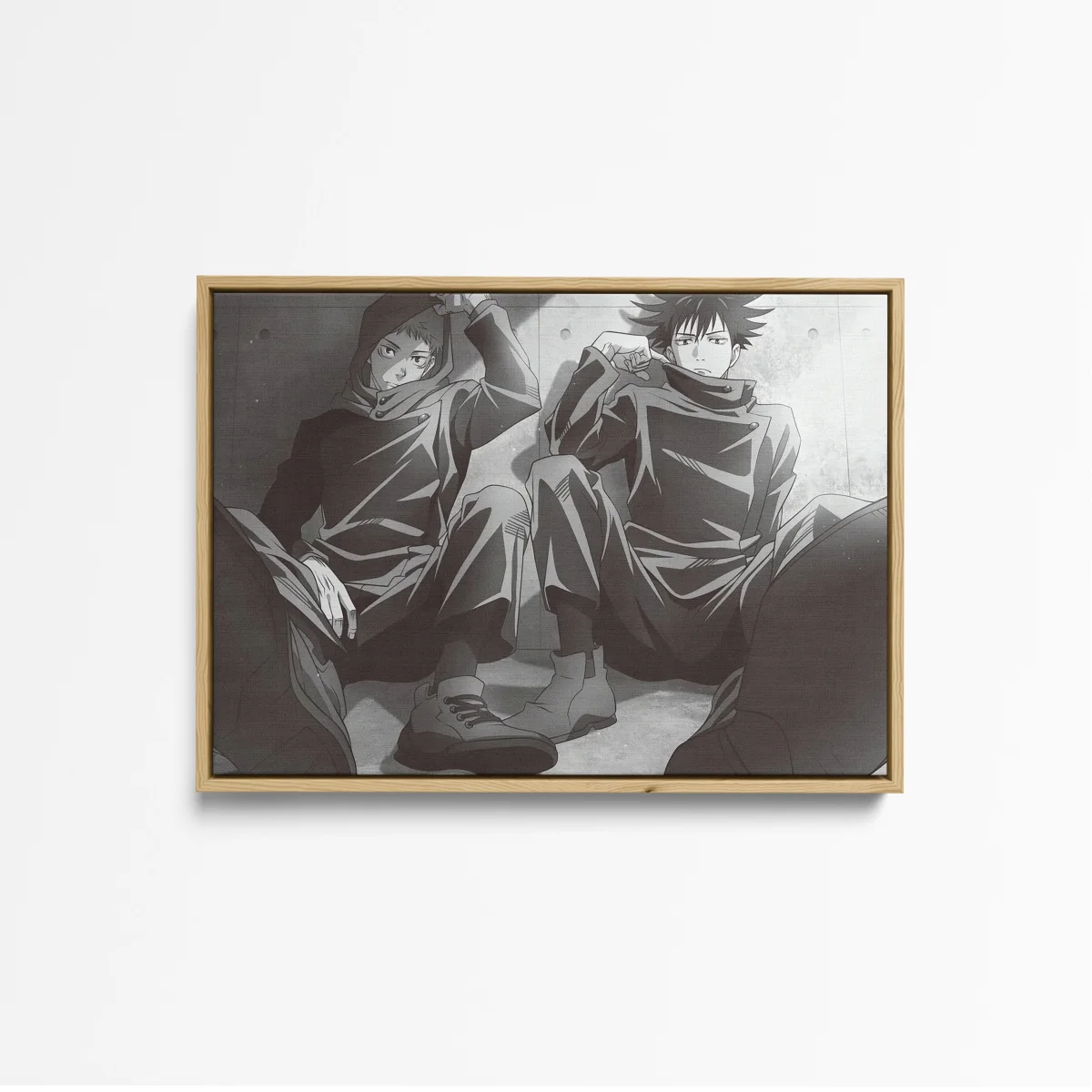 Tableau Jujutsu Kaisen Personnages Assis Reflechissant – Image 6